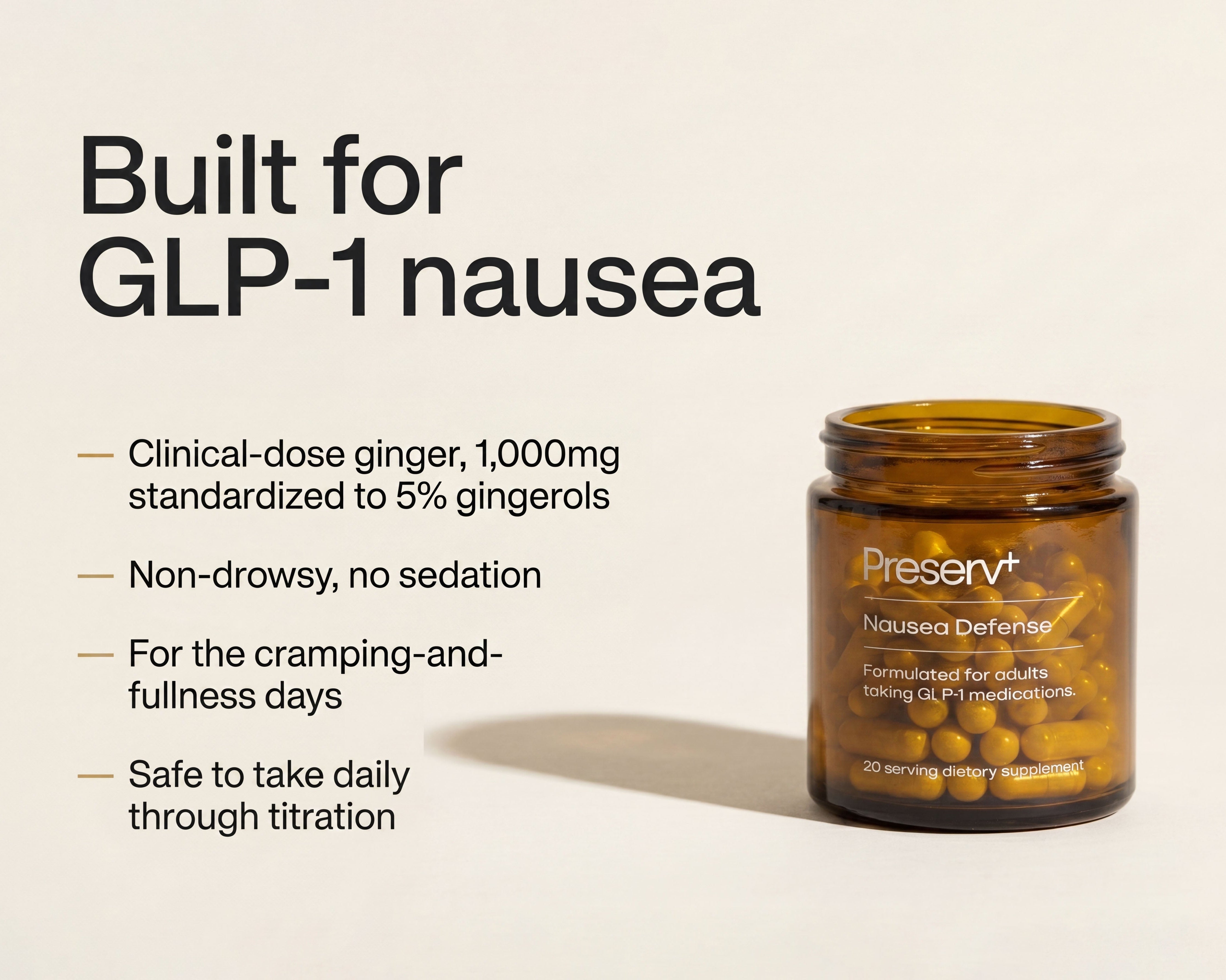 GLP-1 Nausea Defense